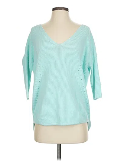 Pre-owned Express Pullover Sweater In Teal