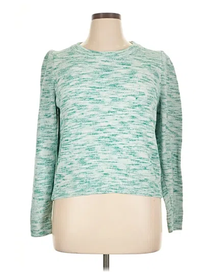 Pre-owned Express Pullover Sweater In Teal