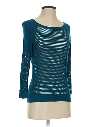 Pre-owned Express Pullover Sweater In Teal