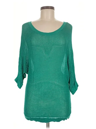 Pre-owned Express Pullover Sweater In Teal