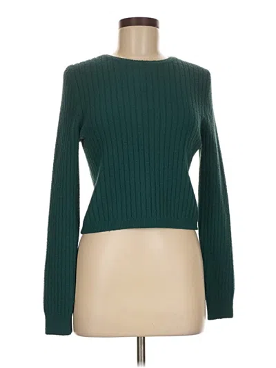Pre-owned Express Pullover Sweater In Teal