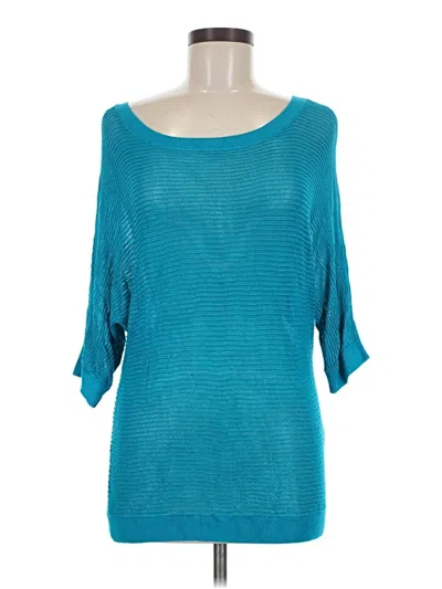 Pre-owned Express Pullover Sweater In Teal