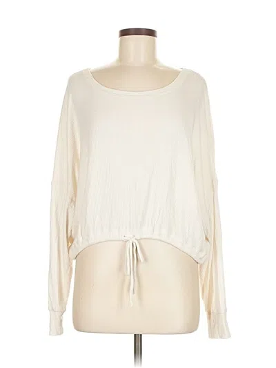 Pre-owned Express Pullover Sweater In White