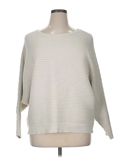 Pre-owned Express Pullover Sweater In White