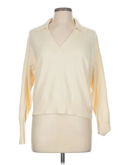 Pre-owned Express Pullover Sweater In White