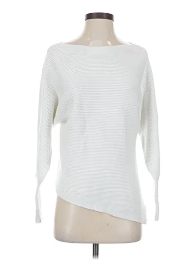 Pre-owned Express Pullover Sweater In White