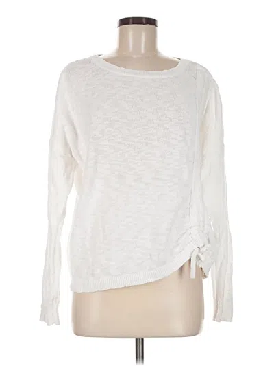 Pre-owned Express Pullover Sweater In White