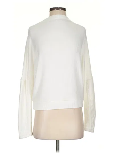 Pre-owned Express Pullover Sweater In White