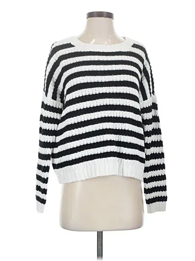 Pre-owned Express Pullover Sweater In White