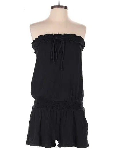 Pre-owned Express Romper In Black