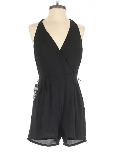 Pre-owned Express Romper In Black