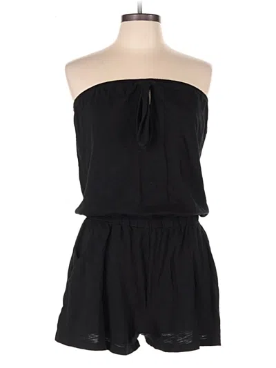 Pre-owned Express Romper In Black
