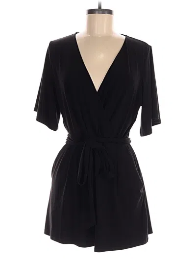 Pre-owned Express Romper In Black