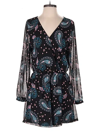 Pre-owned Express Romper In Black