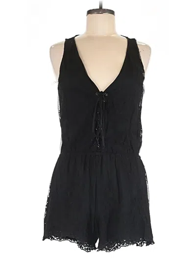 Pre-owned Express Romper In Black