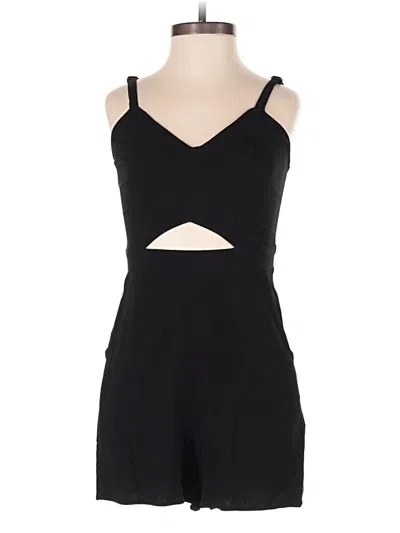 Pre-owned Express Romper In Black