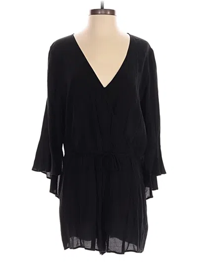 Pre-owned Express Romper In Black