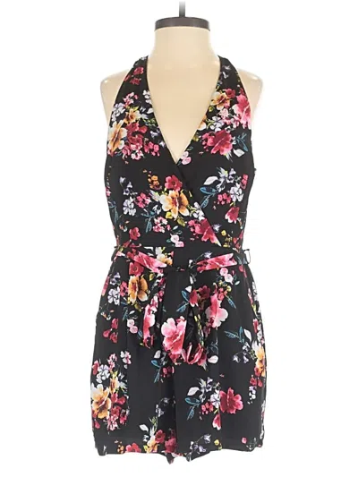 Pre-owned Express Romper In Black