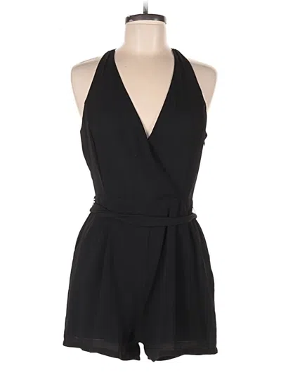 Pre-owned Express Romper In Black