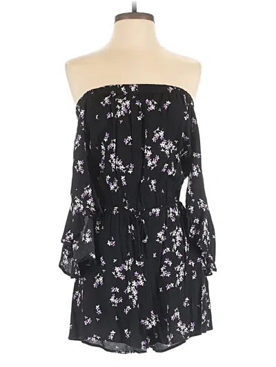 Pre-owned Express Romper In Black