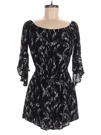 Pre-owned Express Romper In Black