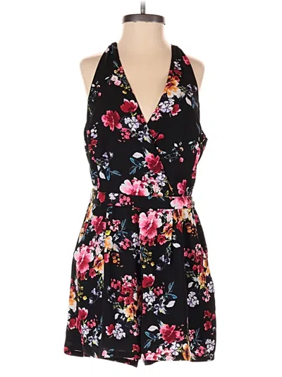 Pre-owned Express Romper In Black