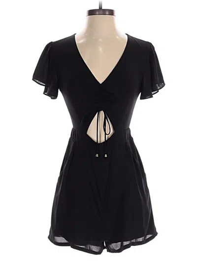 Pre-owned Express Romper In Black