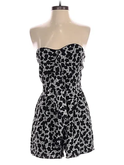Pre-owned Express Romper In Black