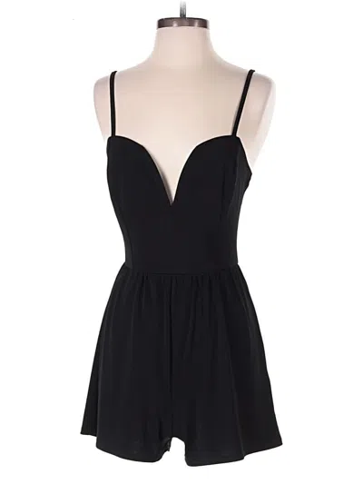 Pre-owned Express Romper In Black