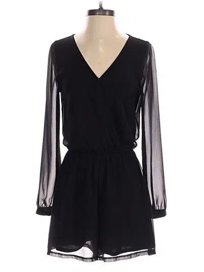 Pre-owned Express Romper In Black