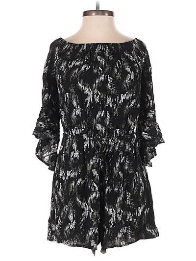 Pre-owned Express Romper In Black