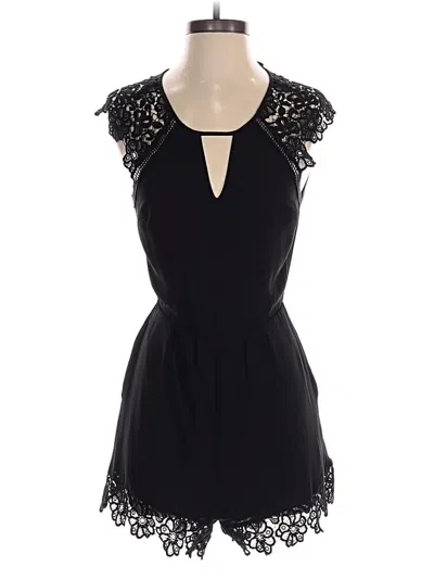 Pre-owned Express Romper In Black