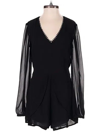 Pre-owned Express Romper In Black