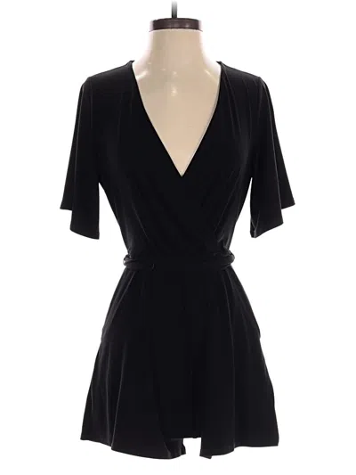 Pre-owned Express Romper In Black