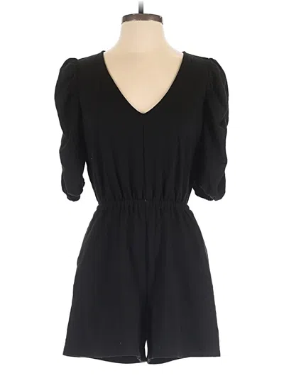 Pre-owned Express Romper In Black