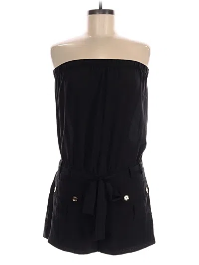 Pre-owned Express Romper In Black