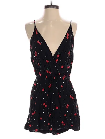 Pre-owned Express Romper In Black