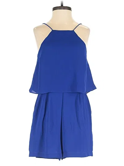 Pre-owned Express Romper In Blue
