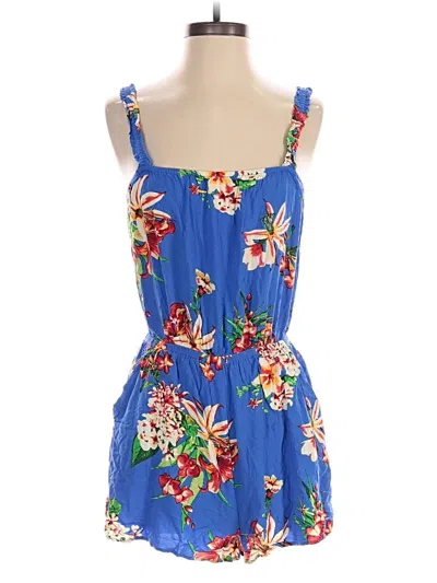 Pre-owned Express Romper In Blue