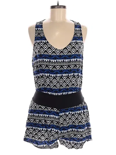 Pre-owned Express Romper In Blue