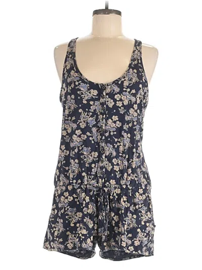 Pre-owned Express Romper In Blue