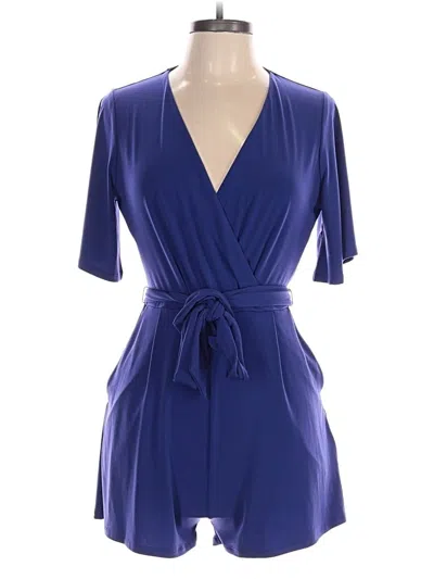 Pre-owned Express Romper In Blue