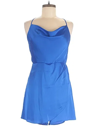 Pre-owned Express Romper In Blue