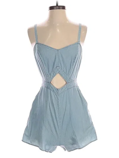 Pre-owned Express Romper In Blue