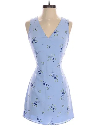 Pre-owned Express Romper In Blue