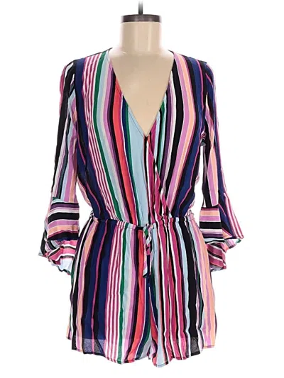 Pre-owned Express Romper In Blue