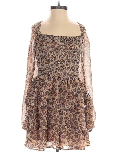 Pre-owned Express Romper In Brown