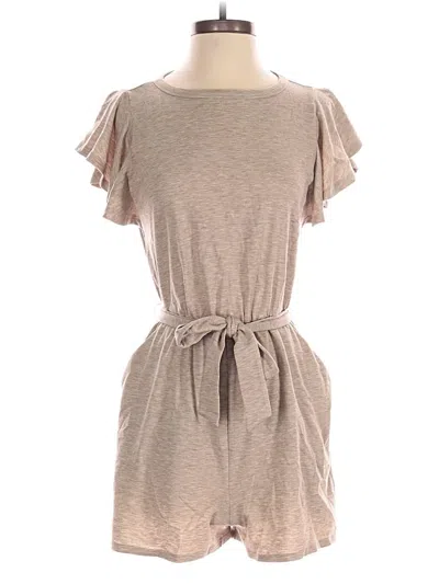 Pre-owned Express Romper In Brown