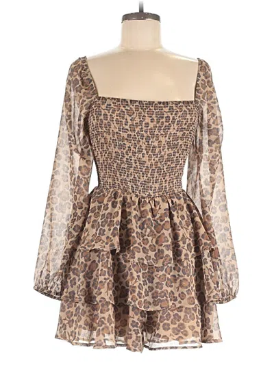 Pre-owned Express Romper In Brown