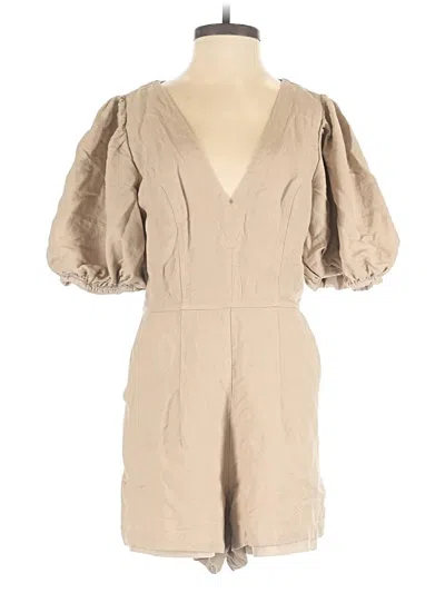 Pre-owned Express Romper In Brown